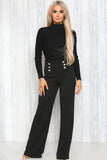 Black Flared Trousers