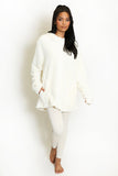 Longline Teddy Zip Hoodie