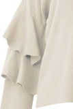 Layered Sleeve Knitted Jumper
