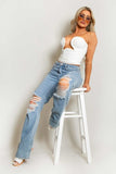 Ruched Underwired Bandeau Top