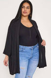 Plus Size Lightweight Blazer with Pockets