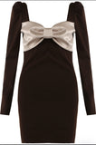 Bow Front Mini Dress