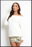 Off the Shoulder Jumper