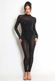 Studs Embellished Cut Out Jumpsuit