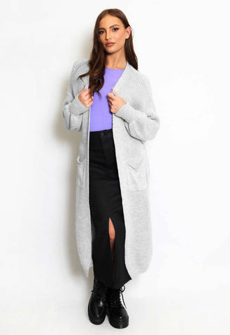 Cable Knit Maxi Cardigan