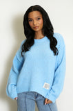Slogan Tag Wool Blend Jumper