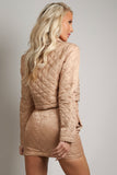 Quilted Cropped Jacket & Mini Skirt Co-Ord