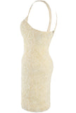 Floral Square Neck Mini Dress