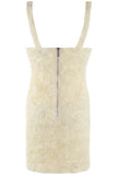 Floral Square Neck Mini Dress