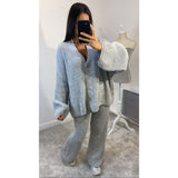 Oversized Ribbed Loungewear Set