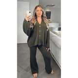 Oversized Ribbed Loungewear Set