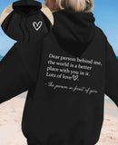 Be Kind to Yourself & You Matter Hoodie