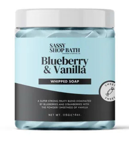 Blueberry & Vanilla - Whipped Soap