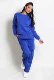 Jersey Sweatshirt & Wide Leg Cargo Set