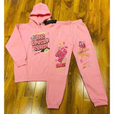 Kids Lovely Club Slogan Fleece Co-ord