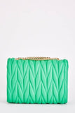 Quilted Metallic Detail Bag