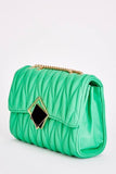 Quilted Metallic Detail Bag