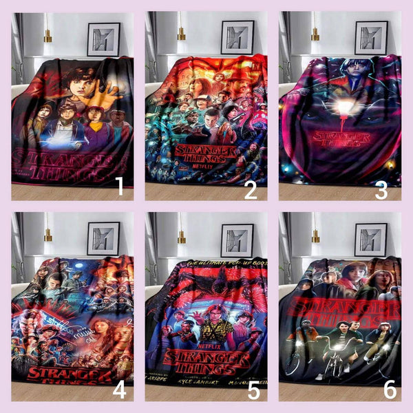 Stranger Things Blanket / Throw Style 3