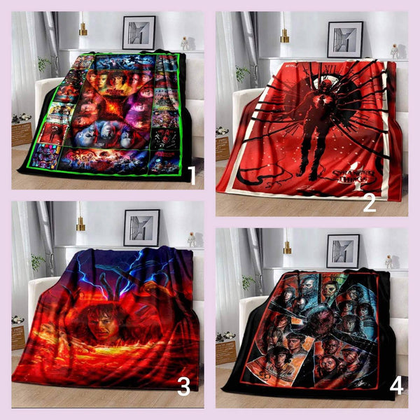 Stranger Things Blanket / Throw Style 7
