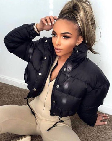 Cropped Puffer Jacket
